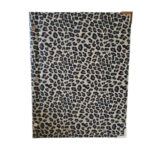 A4 Leopard Inspired Themed Menu Cover Original