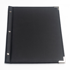 Standard Ex Stock A4 Black Leatherette Menu Folder