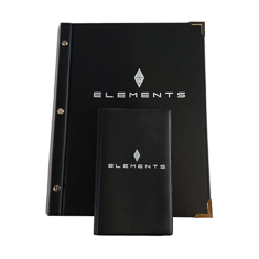Home 3 A4 Branded Menu Cover With Uv Printed Logo - Menu Covers