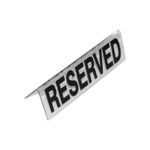 Custom Made Reserved Sign For Table